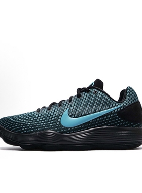 Nike/耐克 Hyperdunk 黑蓝色 圆头系带低帮实战篮球鞋 897637-005