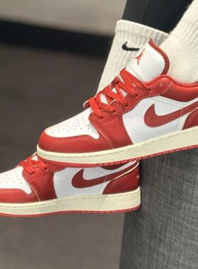 Air Jordan 1 潮流舒适防滑耐磨低帮复古运动休闲板鞋 FJ3465-160