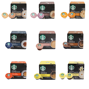 进口星巴克Starbucks胶囊咖啡/dolcegusto多趣酷思拿铁美式黑咖啡