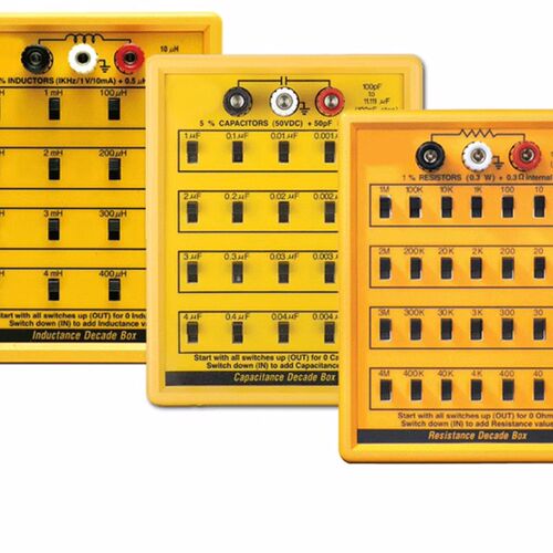 台湾进口RBOX-408电阻箱滑动开关可携式迷你电阻测试仪电容电感箱