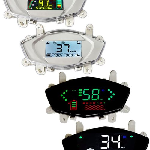 鹰七液晶仪表盘总成60v72v码表电量电压显示器电动电瓶车智能爱码