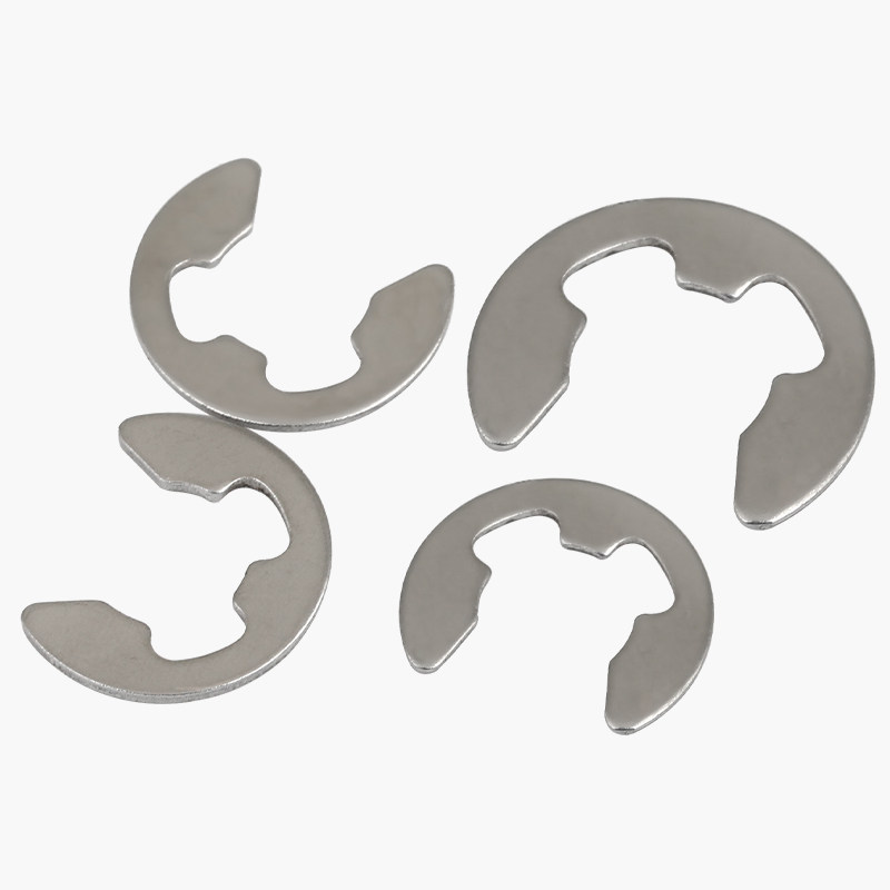 不锈钢304开口挡圈 E型卡簧扣 M1.5-2-3-3.5-4-5-6-7-8-9-10-15