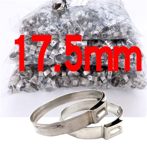 单耳卡箍无极不锈钢304抱箍一次性喉箍欧梯克水管卡子喉箍 500装