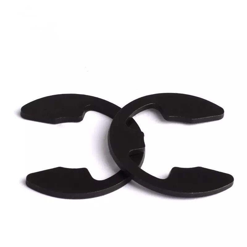 65锰钢开口挡圈 E型卡簧 卡扣GB896M1.2 1.5 2.5 3.5 4 568101215