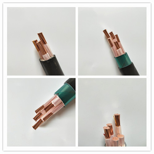 国标纯铜阻燃YJV2 3 4 5芯10 16 25 35平方地埋凯三相四线电缆线