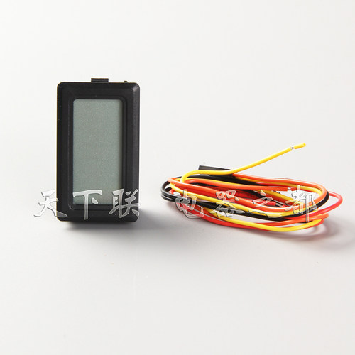 小型高精度数显仪表LCD液晶显示表数字直流电压毫安电流表10V20mA