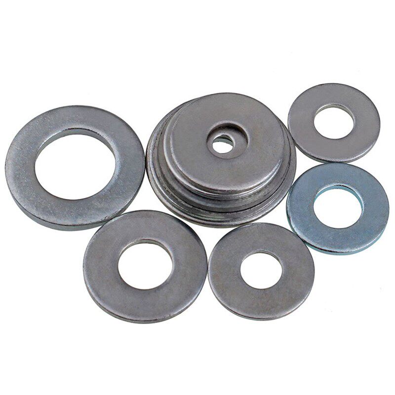 镀锌加大加厚平垫圈M4M5M6*8x9x10x12x16x20x25x30*0.5x0.8x1x1.5
