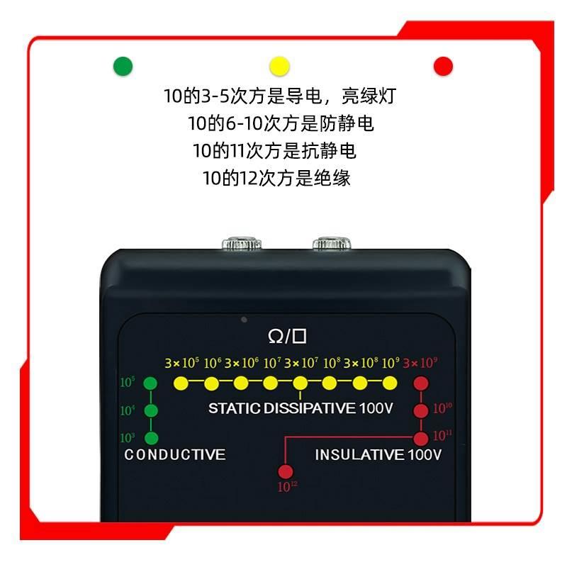 SL-030R表面电阻测试仪 珍珠棉泡沫表面抗静电检测 静电抗阻仪*