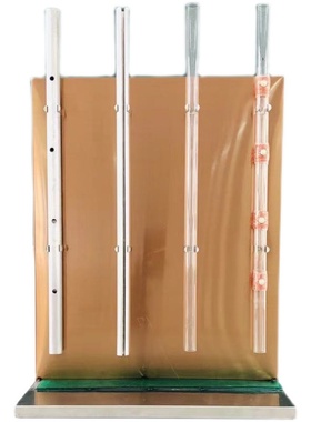 楞次定律电磁阻尼对比铝管开缝塑料线圈Ied发光电流