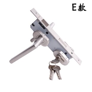 普兰特 塑钢门锁有框玻璃门锁分体锁 不锈钢门锁型材门门锁