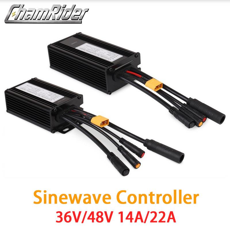 36V48V 250W14A 500W22A电动防水控制器9管正弦波控制器