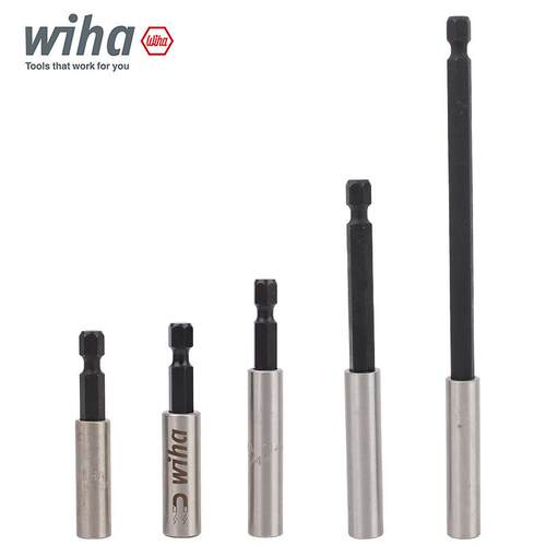 德国wiha威汉批头接杆7143磁性加长杆电动六角柄延长杆100/200MM