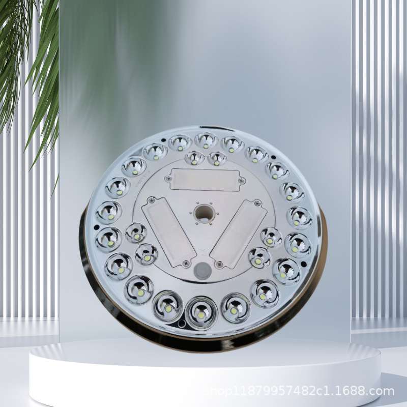 26LED新户外防水太阳能旗杆灯 旗帜灯 太阳能庭院灯伞顶灯野营帐