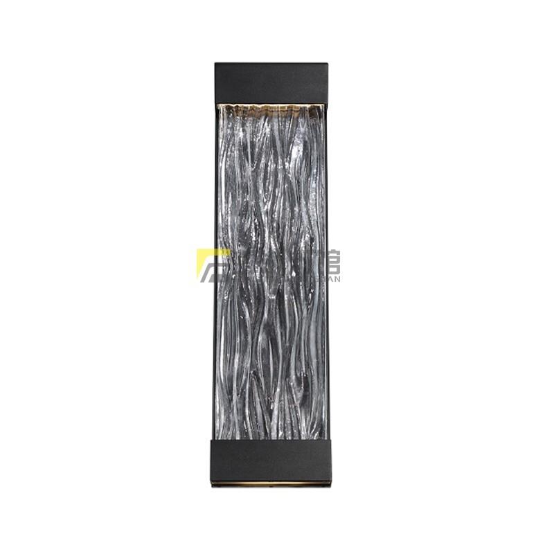 北欧个性创意设计师水晶壁灯后现代轻奢走廊玄关装饰美式复古壁灯