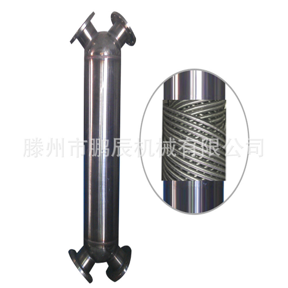 钛管不锈钢螺旋管式油水换热器