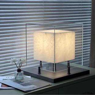 高档酒店售楼处接待前台云石奢华台灯客厅卧室床头装饰玻璃氛围灯