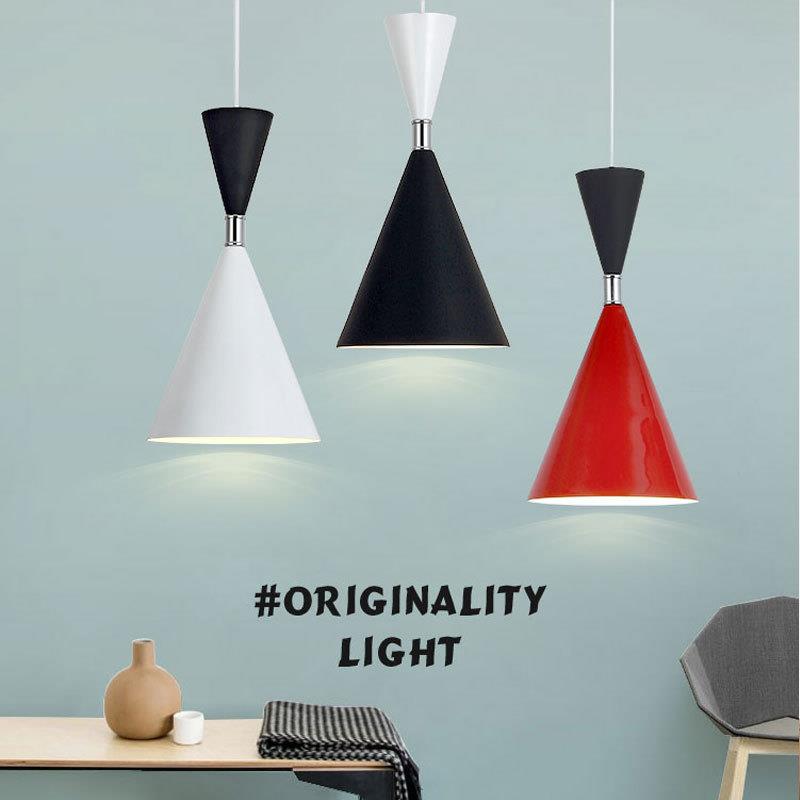 北欧主卧室床头柜小吊灯餐厅吧台创意现代简约极简长线网红吊线灯