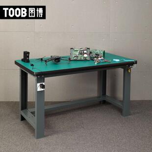 苏州外贸工厂图博防静电工作台 带加强底梁高承重钳工桌 防摇晃