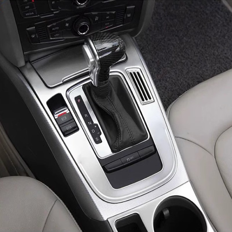 适用于09-16奥迪A4rL改装内饰装饰贴A5中控排挡拉手汽车配件亮片