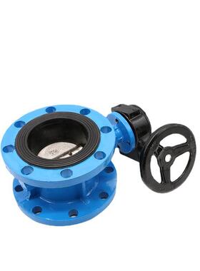 D341X-16法兰蜗轮蝶阀手动蜗轮软密封DN506580100150300