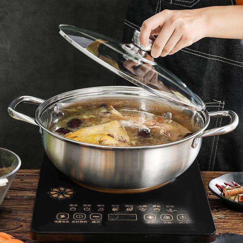 304不锈钢火锅 家用多用汤锅 大容量电磁炉锅加厚鸳鸯锅清汤锅,鲜花速递/花卉仿真/绿植园艺,割草机/草坪机,淘宝优惠券,粉丝福利购,淘宝优惠卷