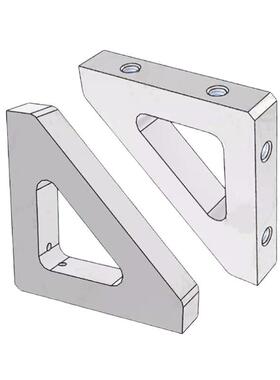 斜角加强筋镂空型型材固定支撑架ZGB13-W30 W40 W50 W60 W80 W100