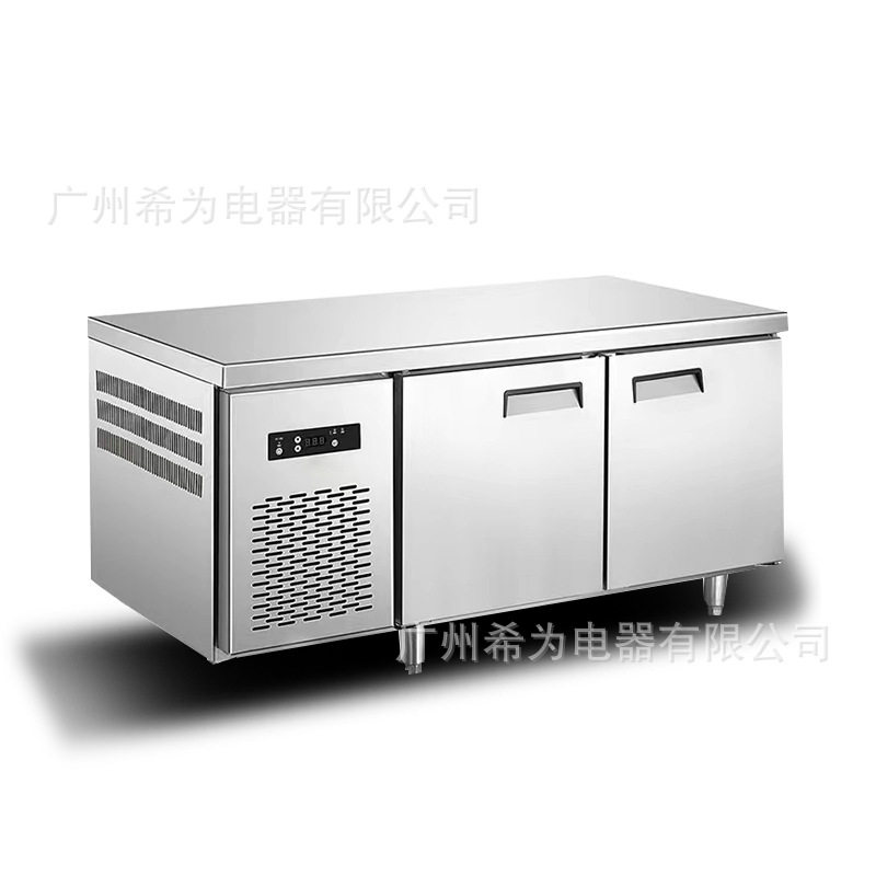 工作台冰柜风冷无霜商用不锈钢保鲜操作台冷柜烘焙平冷雪柜110V60