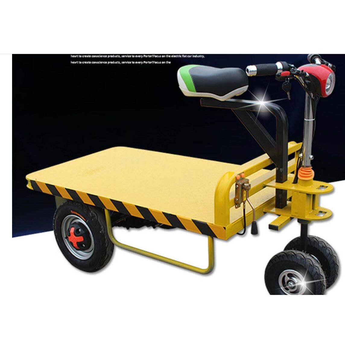 山东电动平板运输车 蔬菜大棚货物运输工具车厂家