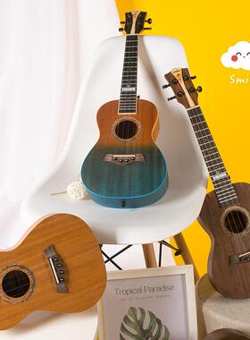 儿童乌克丽丽26寸尤克里里女单板男初学者uita生款G小吉他23rist
