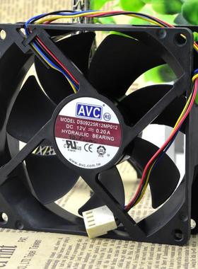 原装 AVC DS09225R12MP012 12V 0.20A 9CM 9025 PWM液压静音风扇