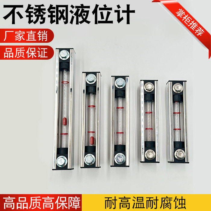 304不锈钢耐腐蚀高温玻璃水位计