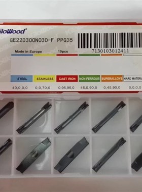 都千木 千木切槽刀片 千木槽刀片 GE22D300N030-F PPG35