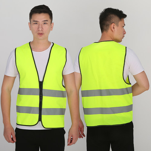红绿灯透气网眼反光背心马甲车检反光背心施工骑行环卫园林安全服
