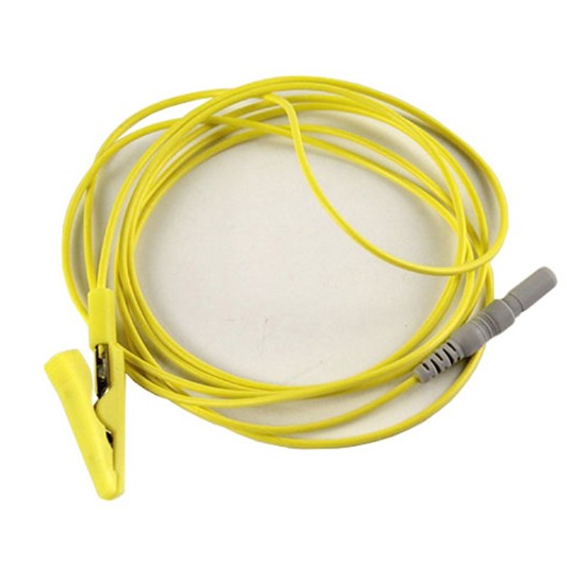 脑电图电极 夹子电极 脑电极 脑电导连线 脑电盘状 电极线 1.5m