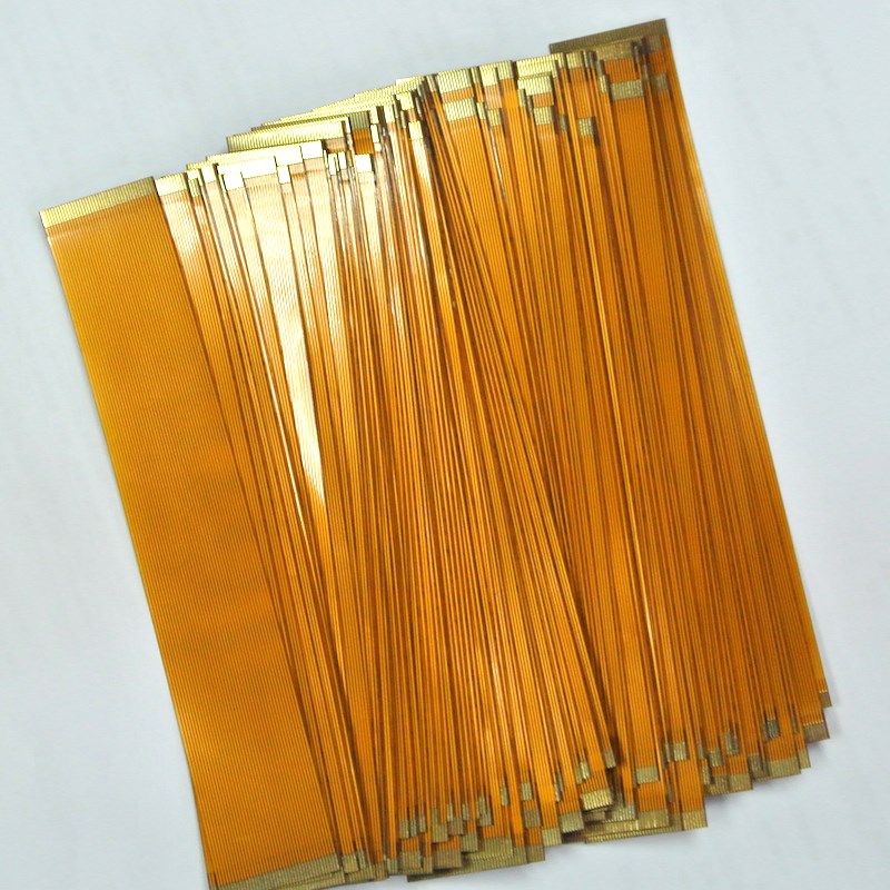 FPC排线0.5mm黄色正反向6/8/10/18/24D/30/34/40/50/60pin液晶屏