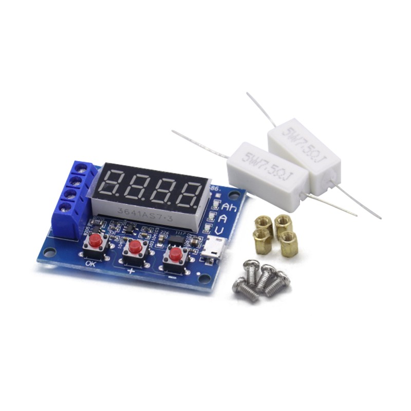 电池容量测试仪表 n外接负载放电型 12V铅酸电池18650等