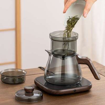 顶壶懒人泡茶神器磁吸茶水分离一键过滤青柑泡茶盖碗公杯高档茶具