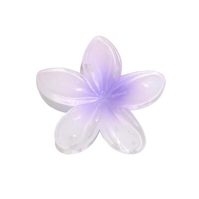 Hair Flower Clip Clips Hawaiian Plumeria Beach Flowers Claw
