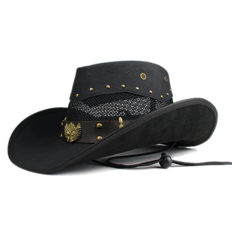 Double Gun Belt Leather Riding Hat 双枪皮带骑马沙滩帽
