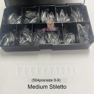 Gel X Nails Extension System Full Cover Sculpted Clear Squar