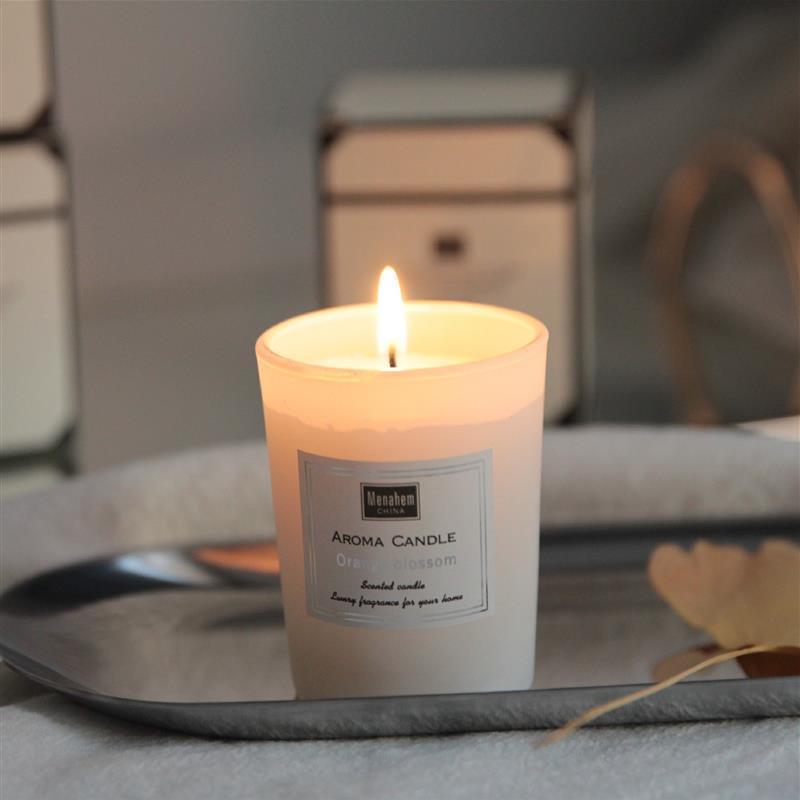 scented glass candles candle玻璃杯香薰蜡烛无烟香氛大豆蜡香味