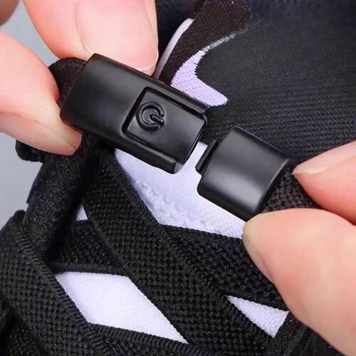 8MM 2023 No Tie Shoe Laces Press Lock Shoelaces Without Ties