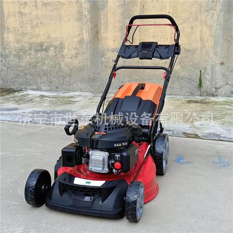 寸xp汽油草坪机学校绿化剪草机收草袋自走式割草机价格
