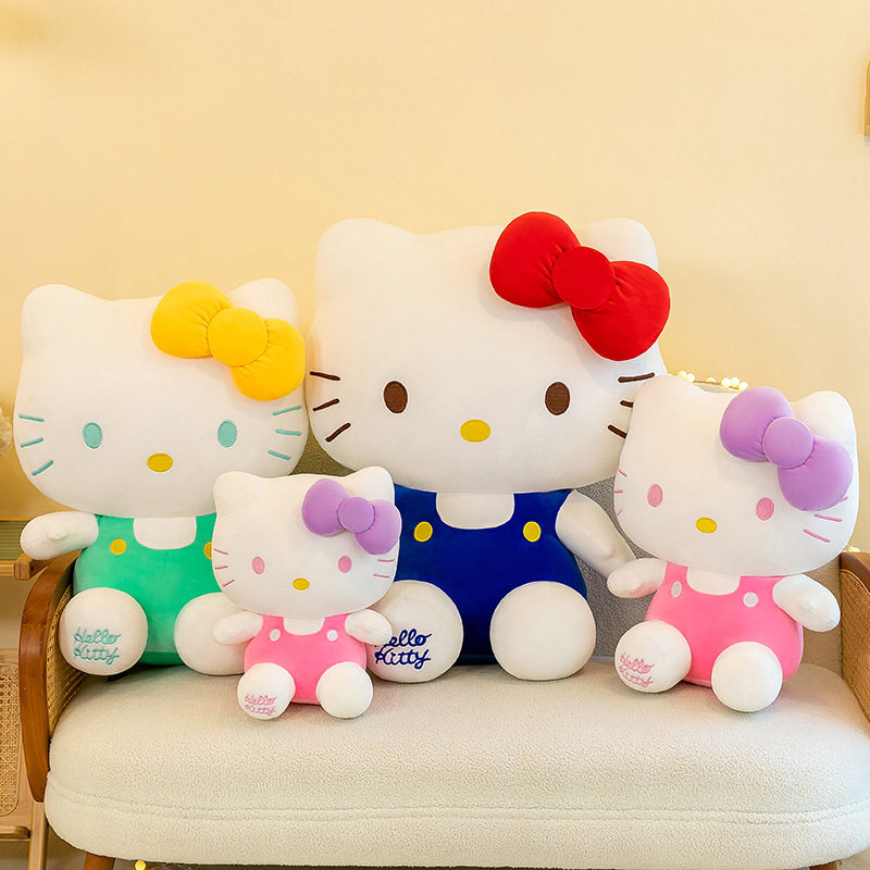 凯蒂猫HelloKitty毛绒玩具玩偶公仔哈喽kt猫娃娃抱枕礼物女生大号
