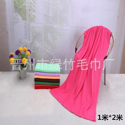 源头工厂纤维浴巾80*180cm院床铺床沙滩巾大毛巾刺绣logo