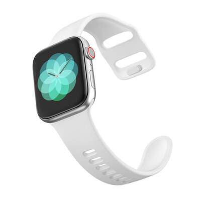 适用 Watch8日字扣液态硅胶表带iwatch765432SE手表腕带