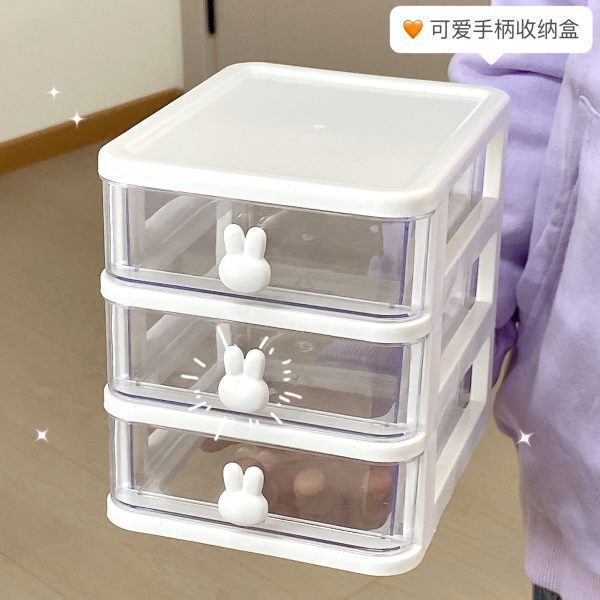 笔筒文具抽屉式儿童发饰胶带可爱宿舍办公室置物架桌面收纳盒盒子