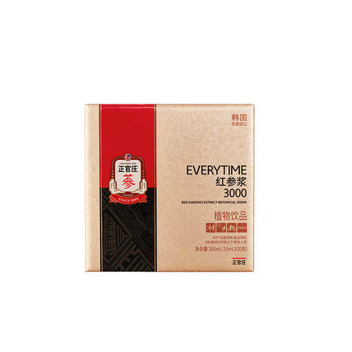 王府井免税 EVERYTIME 精 红参浆（新品-韩国进口）10g*30包