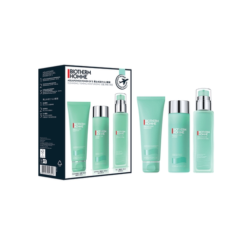 【百补】碧欧泉水动力男士护肤套装三件套洁面水乳控油清爽修护