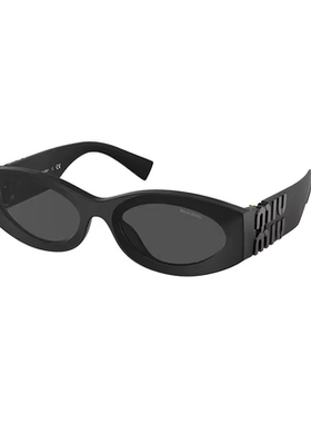 miu miu/缪缪太阳镜MIUMIUS-11W-1AB5S0-C4女款黑色墨镜海南免税